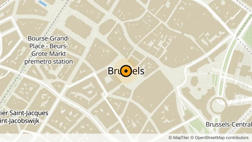 Ink sur la carte, à Brussels
