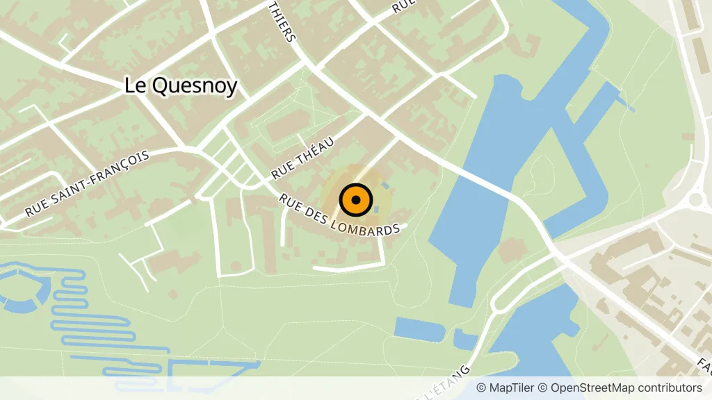 MSG on the map, in Le Quesnoy