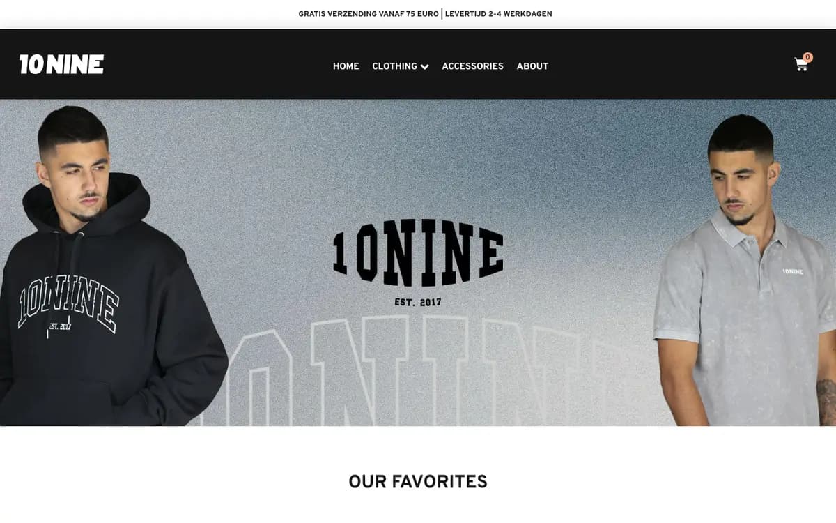 Le site de 10ninedesign