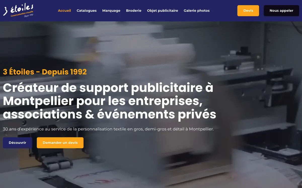 Le site de 3 Etoiles