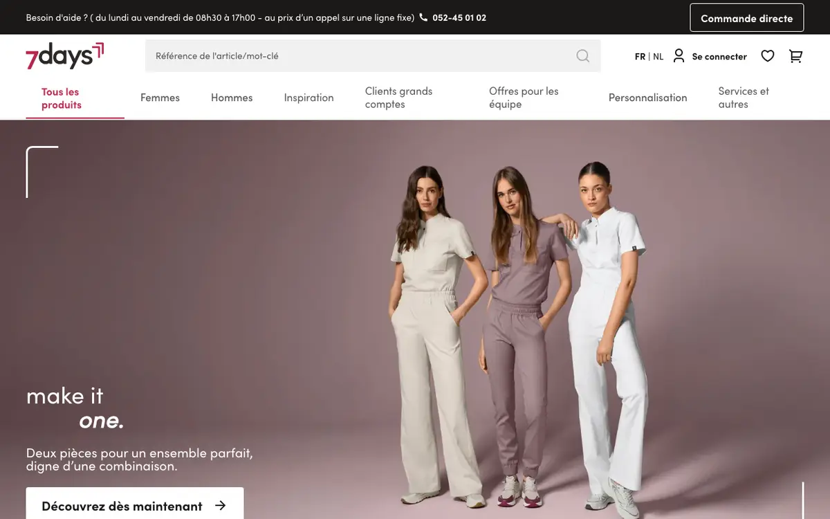 7days jobwear BV's website