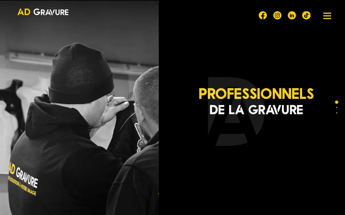 AD Gravure's website