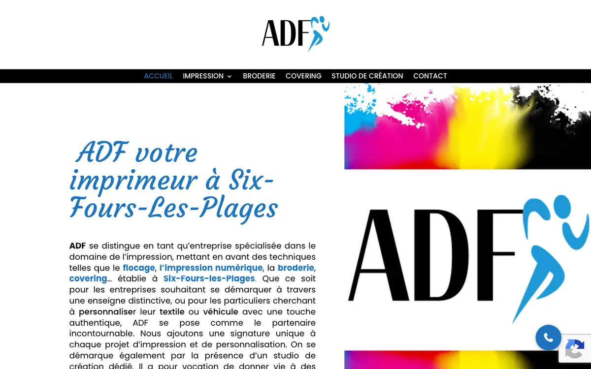 Le site de ADF Créa Com Déco