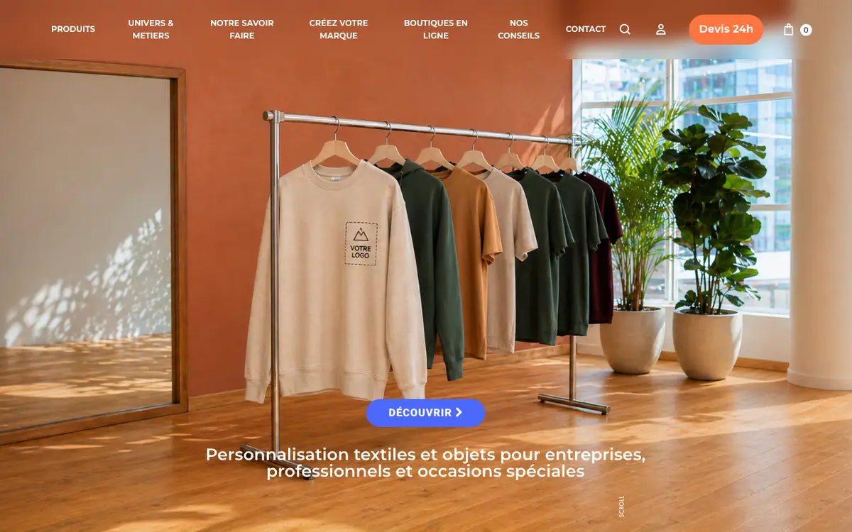 Le site de AG Personnalisation