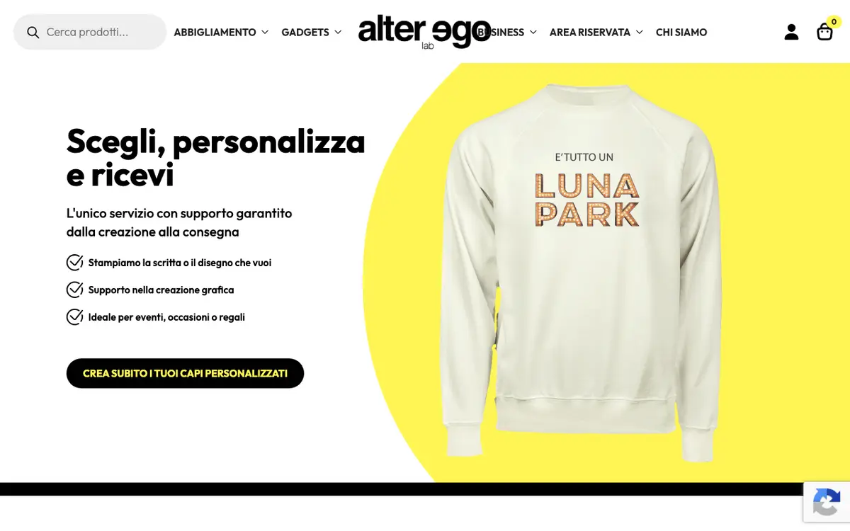 Il sito di Alterego Lab