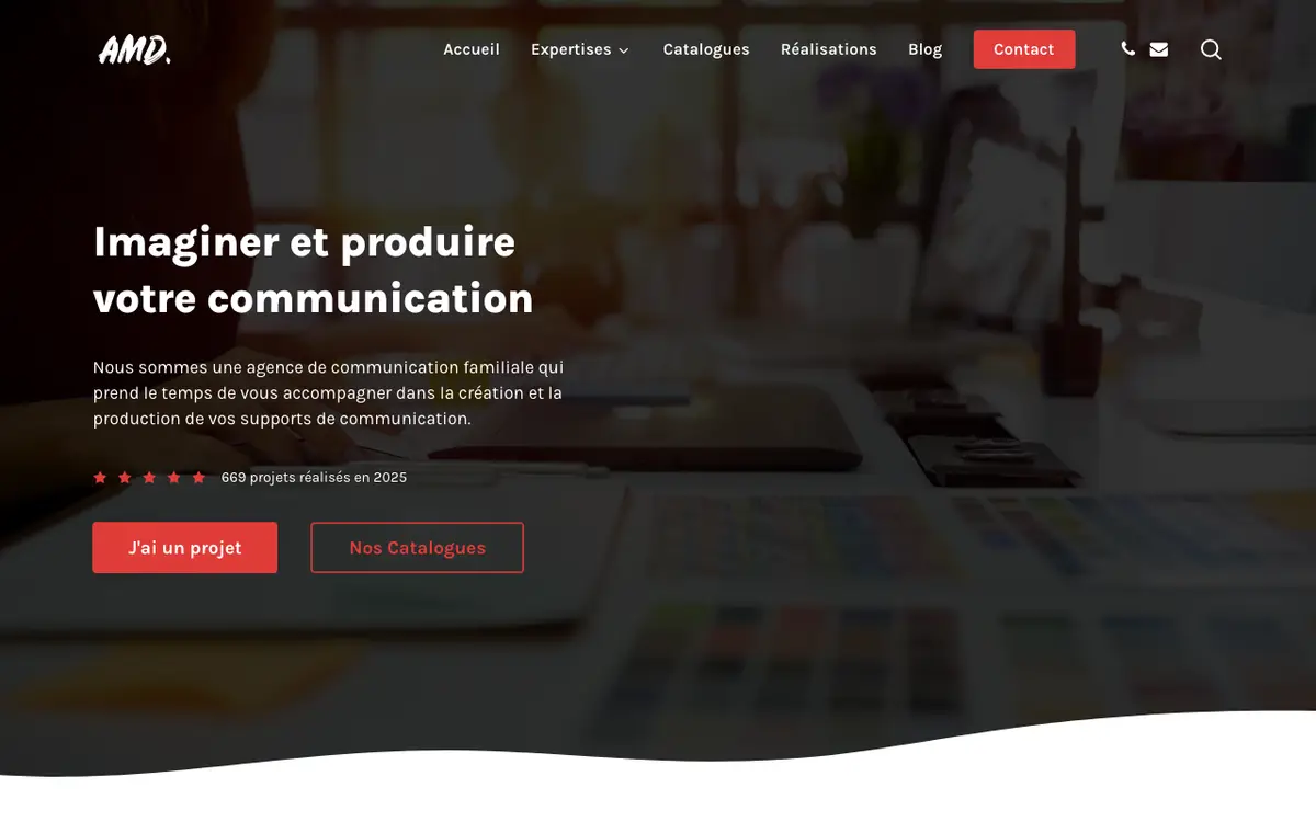 Le site de AMD Création