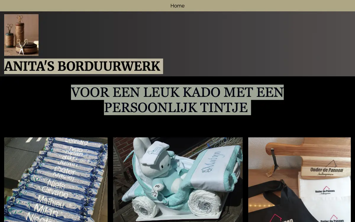 Le site de Anita's Borduurwerk