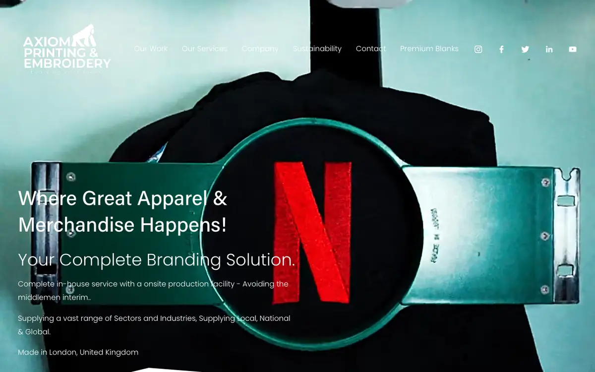Le site de APELONDON | Uniforms, Workwear, Signage & Merchandise