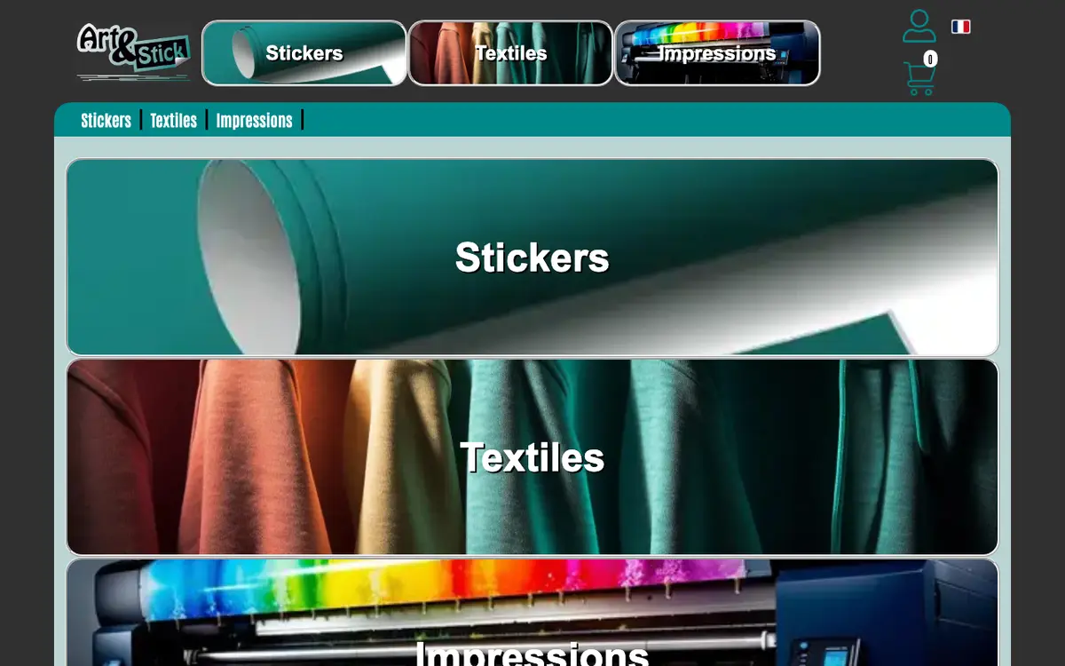 Le site de Art&Stick