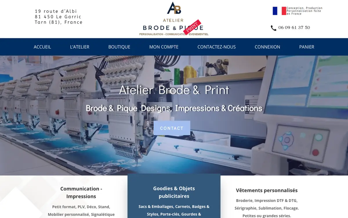 Atelier Brode & Pique's website