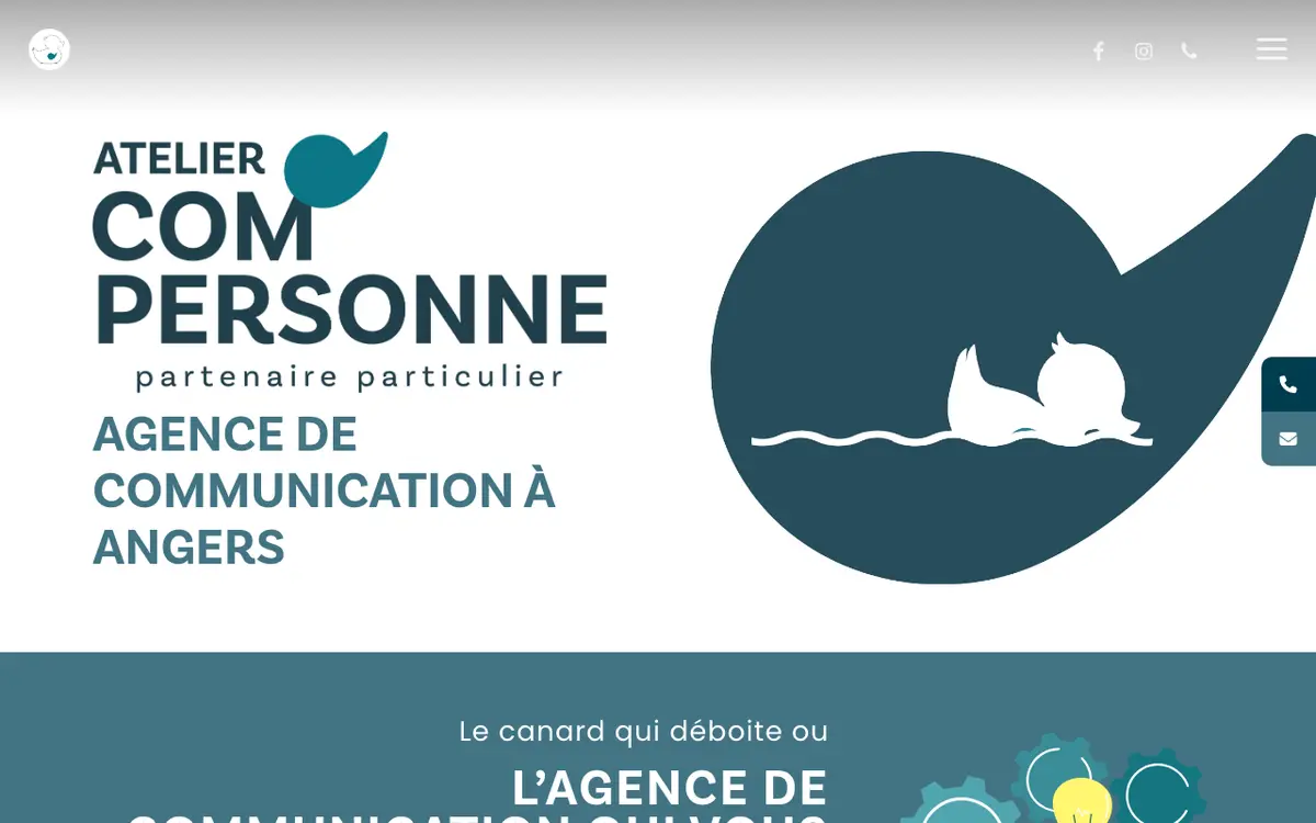 Le site de Atelier Com'Personne