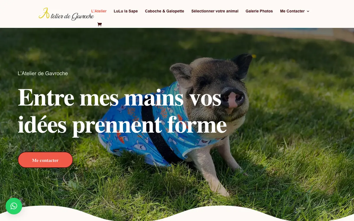 Le site de Atelier de Gavroche | Broderie & impression textile sur mesure