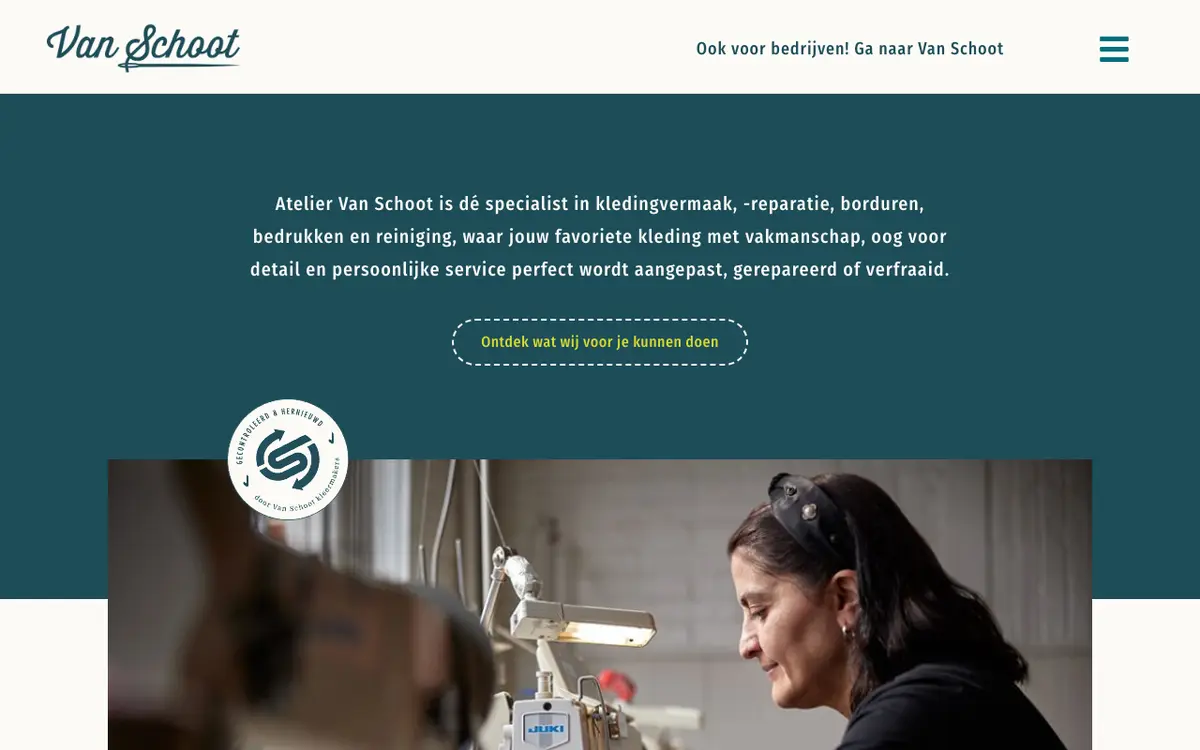 Atelier Van Schoot's website