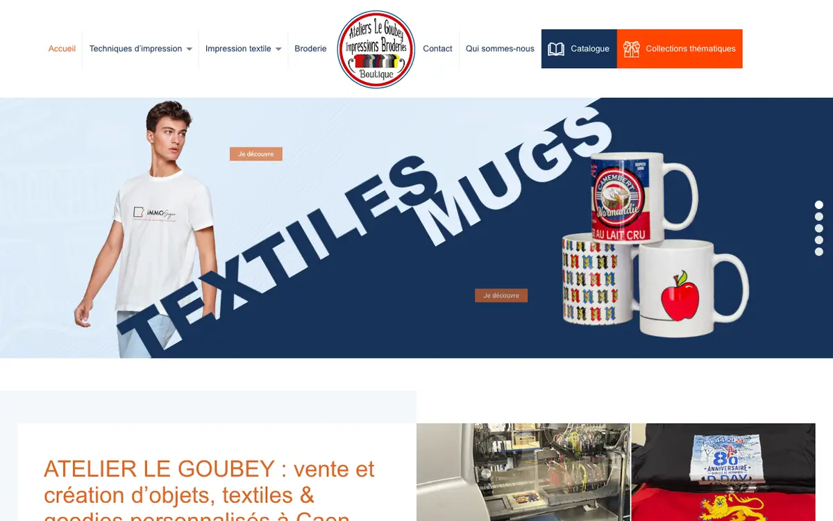 Editions Normandes Le Goubey's website