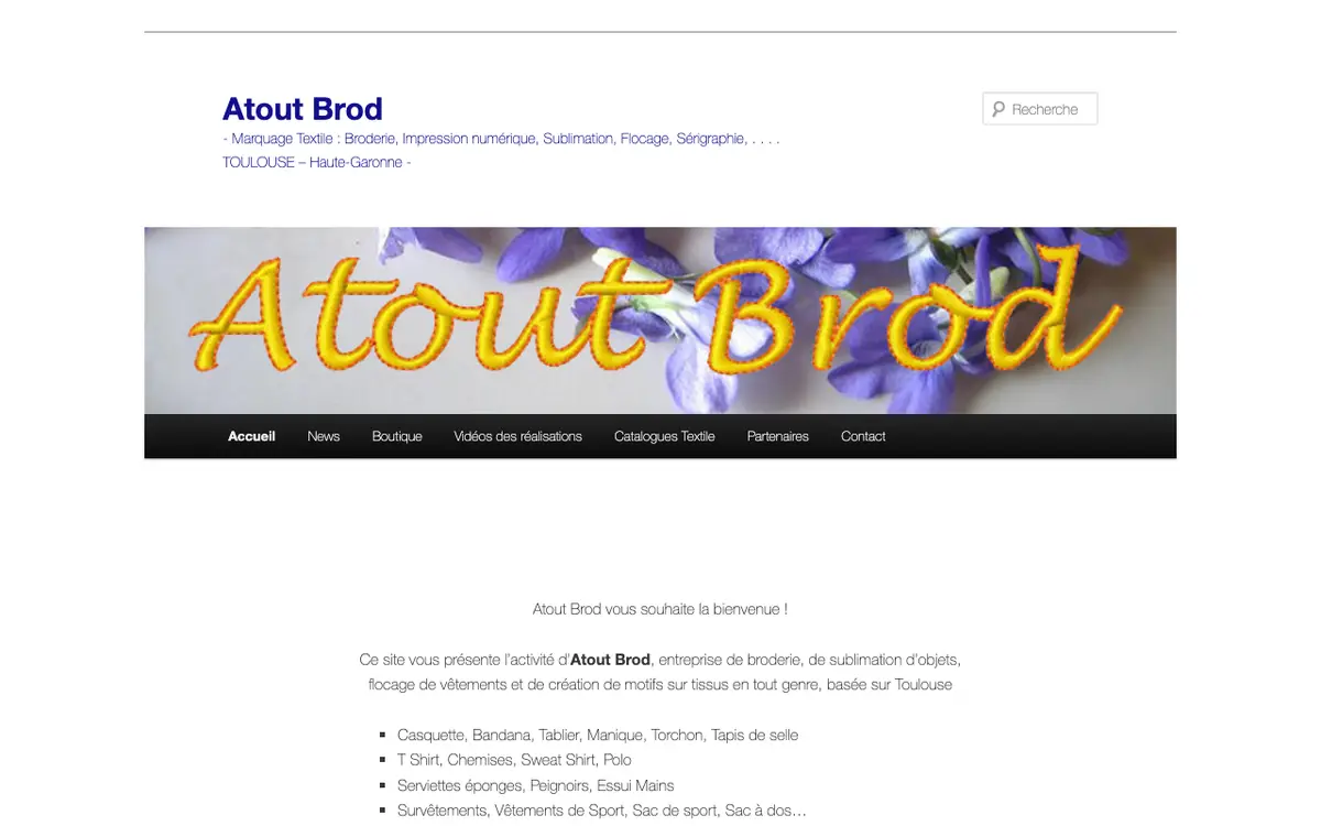 Atout Brod's website