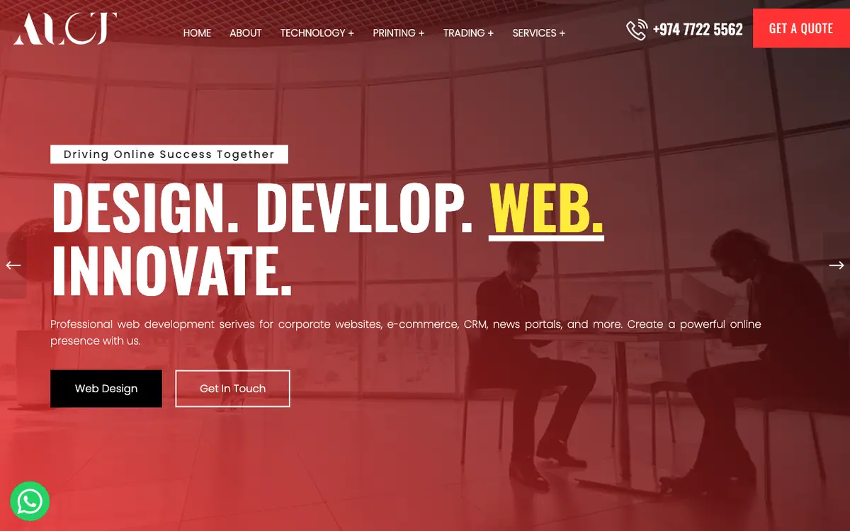 Le site de ATT — Alot Trading & Technology