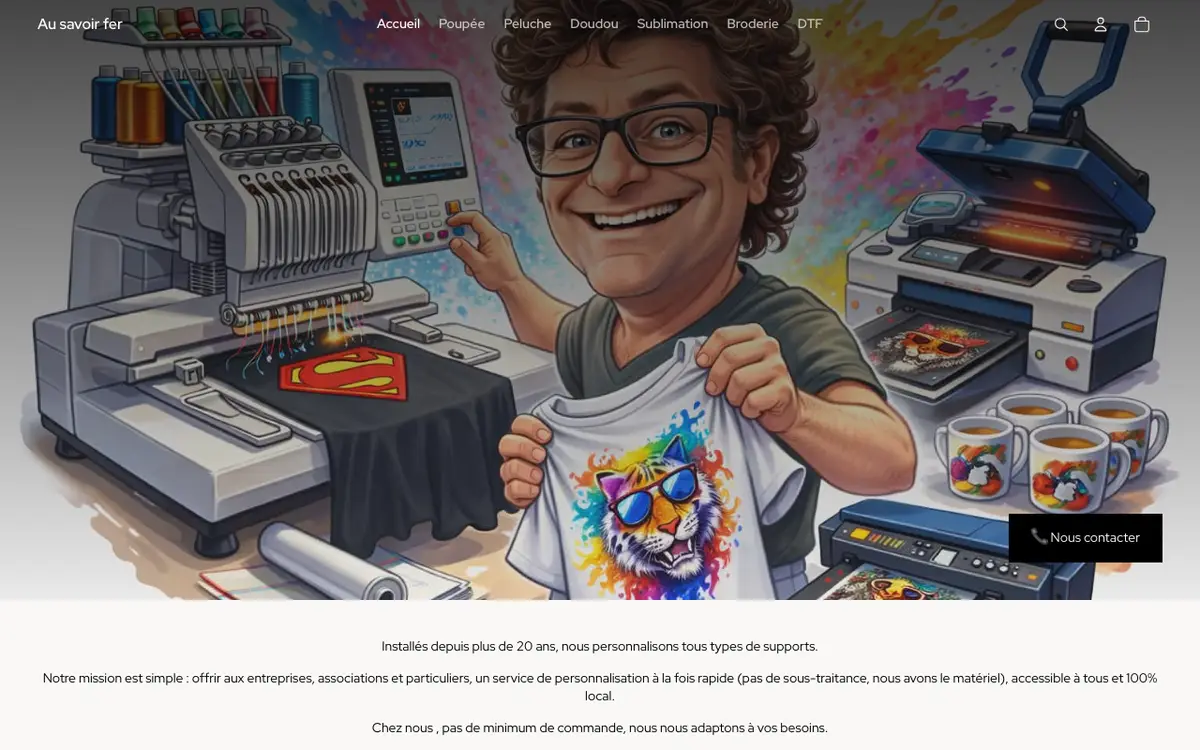 Au Savoir Fer's website