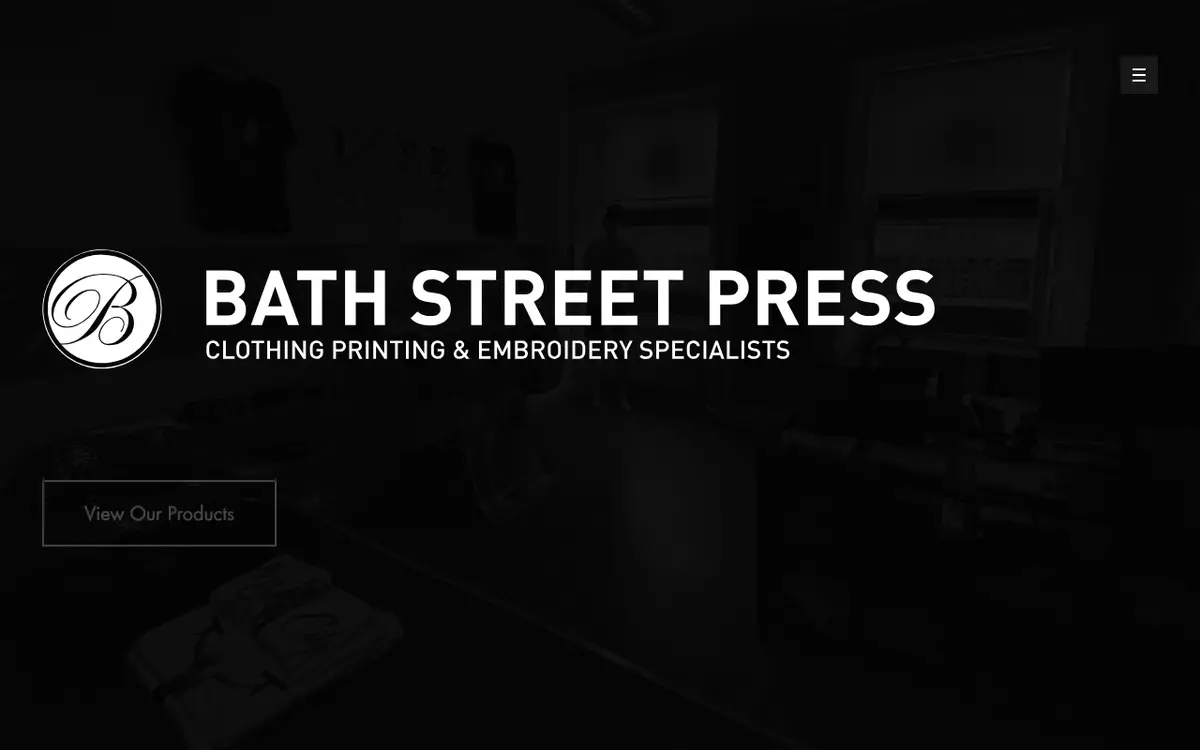 De website van Bath Street Press | Custom Printing & Embroidery in Glasgow