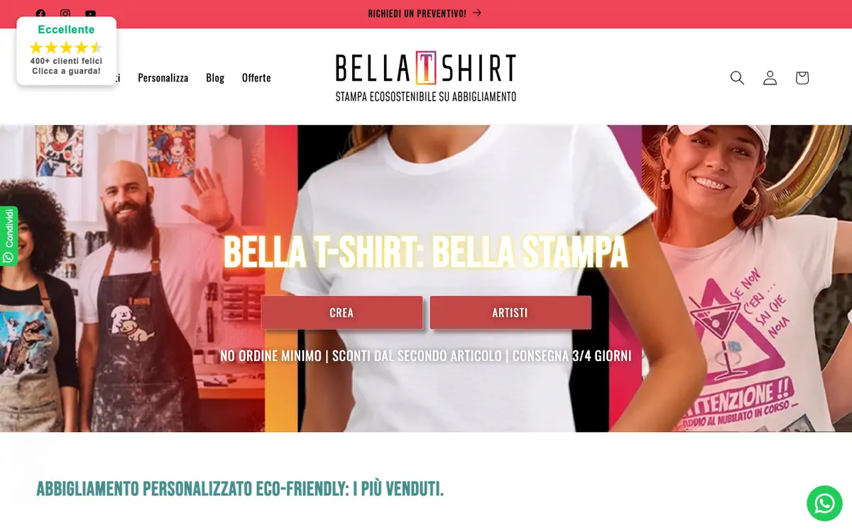 Le site de Bella T-shirt