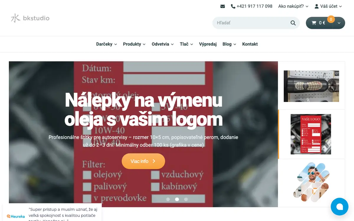 Le site de bkstudio, spol s r.o.