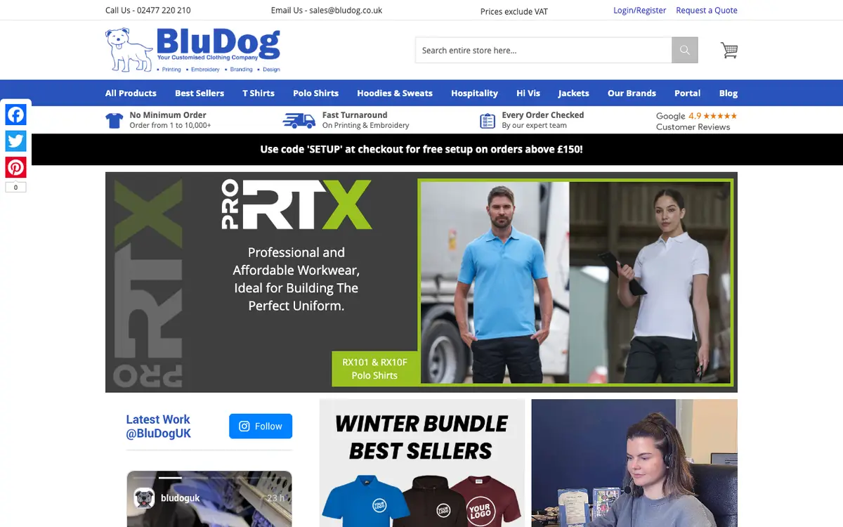 Le site de BluDog