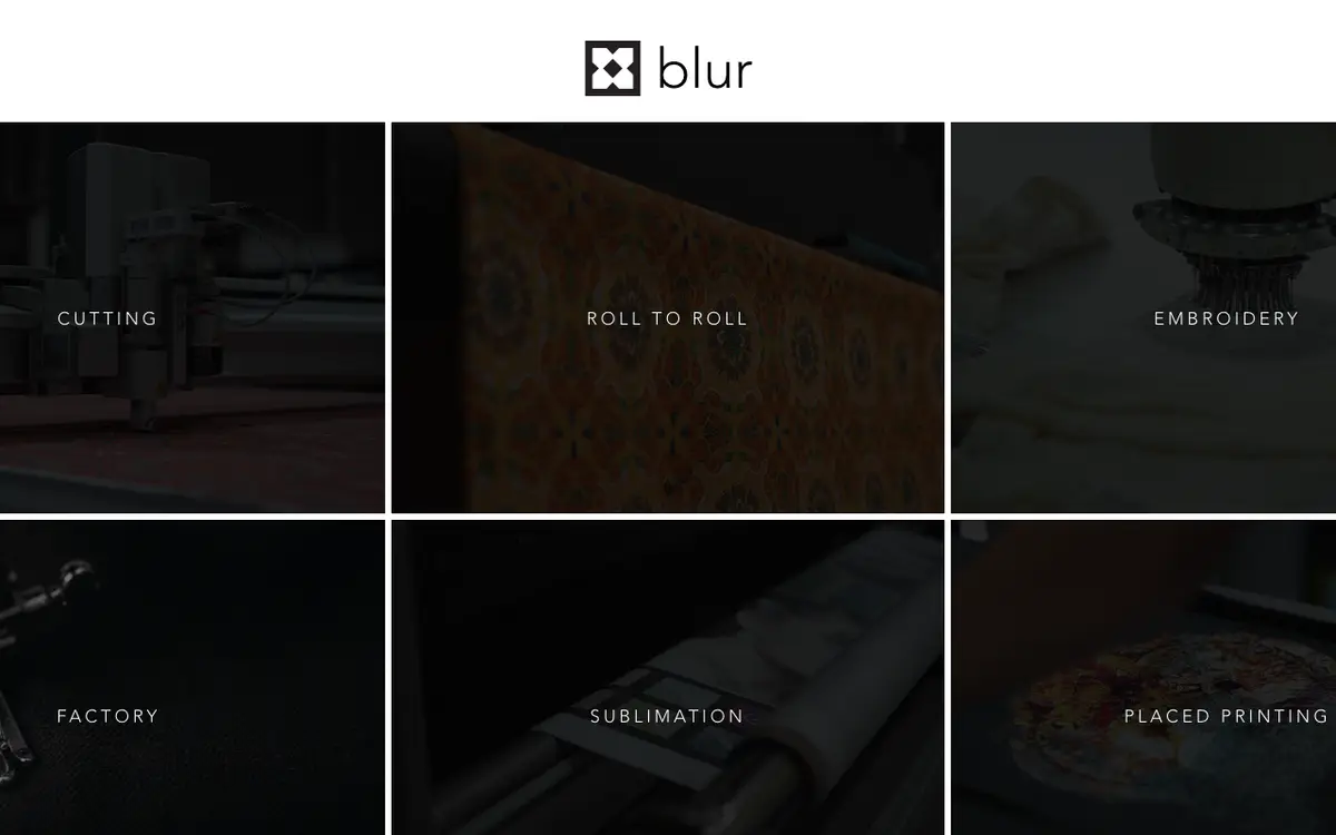 blur - Impressão Digital Têxtil's website