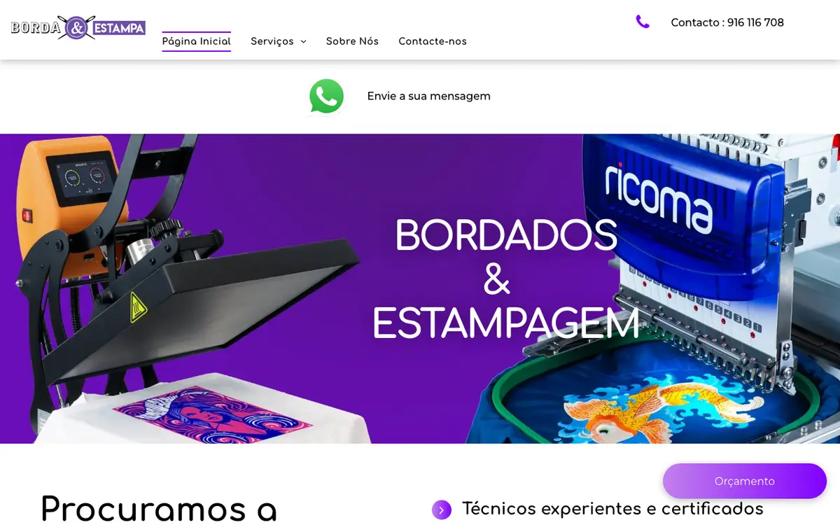 Le site de Borda&Estampa