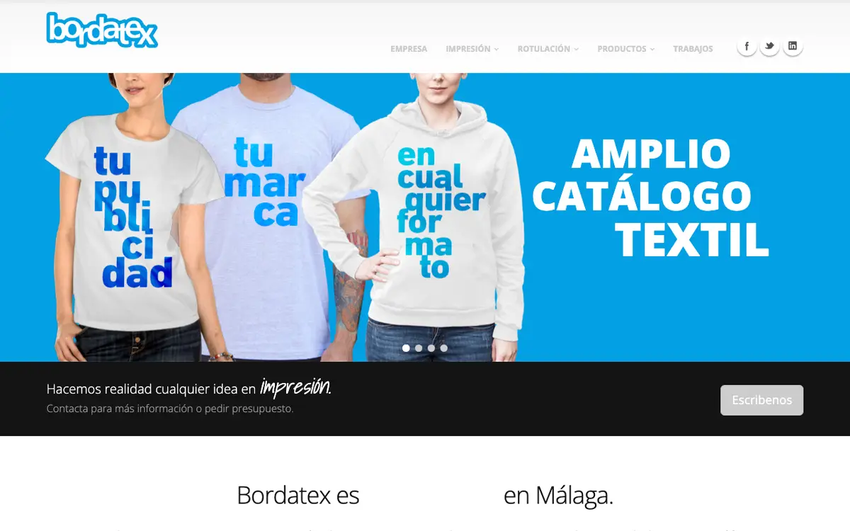 Le site de Bordatex Málaga