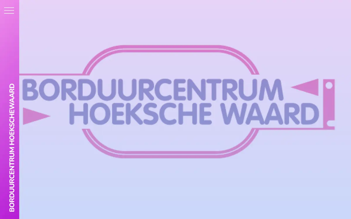 Borduurcentrum Hoeksche Waard's website