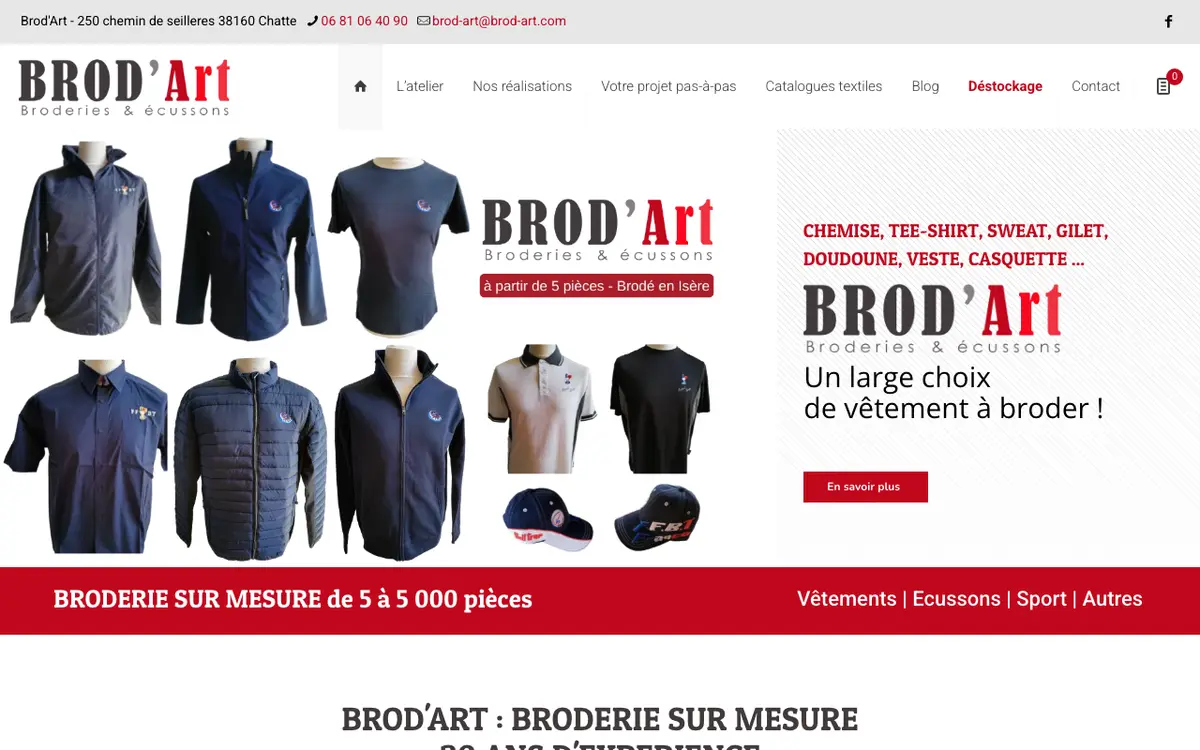 Webbplatsen för Brod'ART