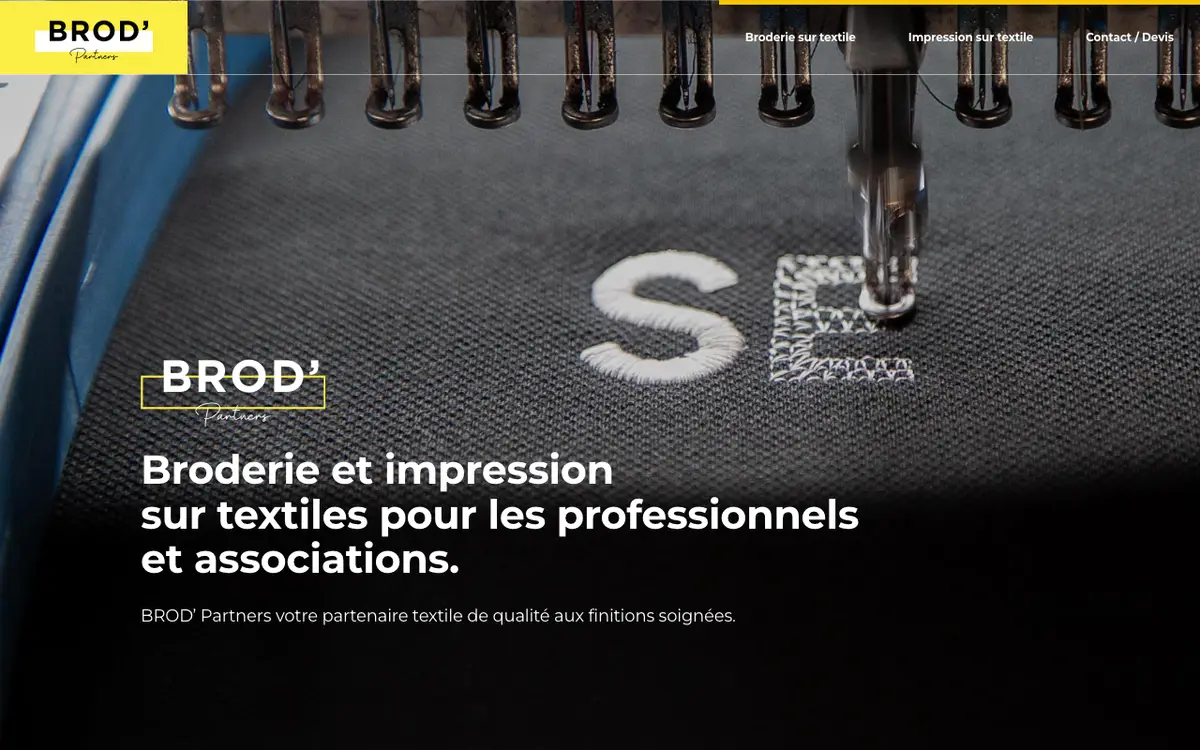 Brod' Partners's website