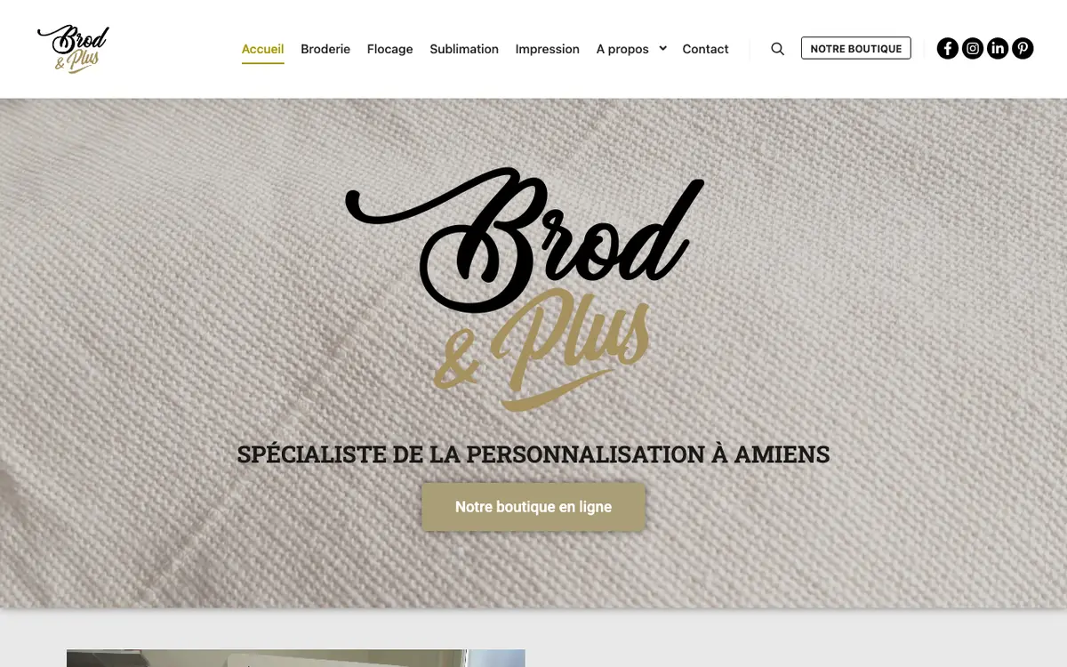 Le site de Brod & Plus