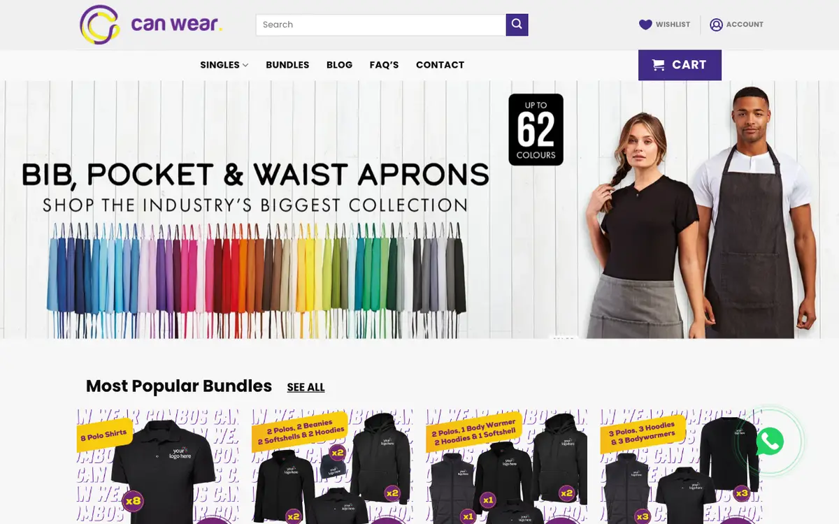 Il sito di Can Wear