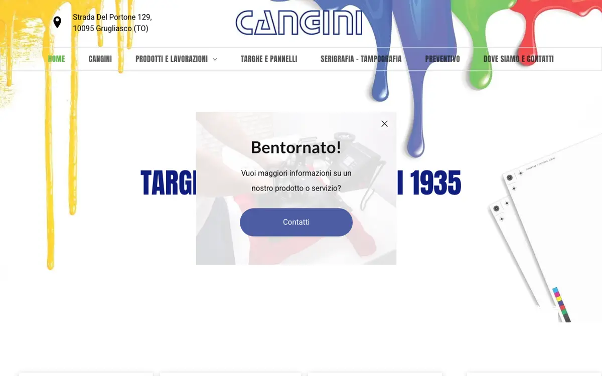 Le site de Cangini Targhe