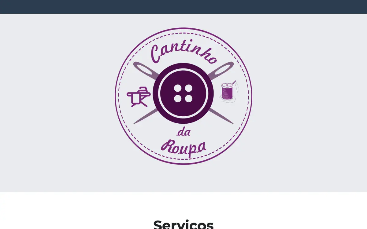 Cantinho da Roupa's website