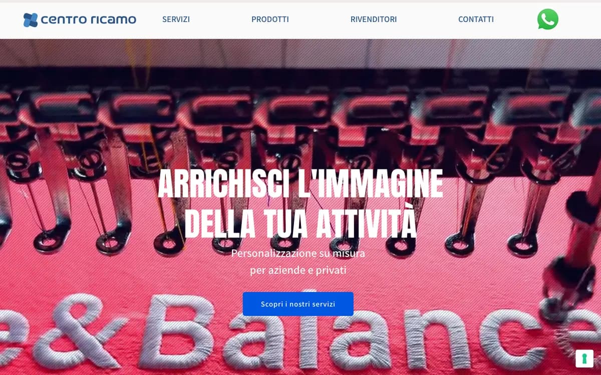 Centro Ricamo's website