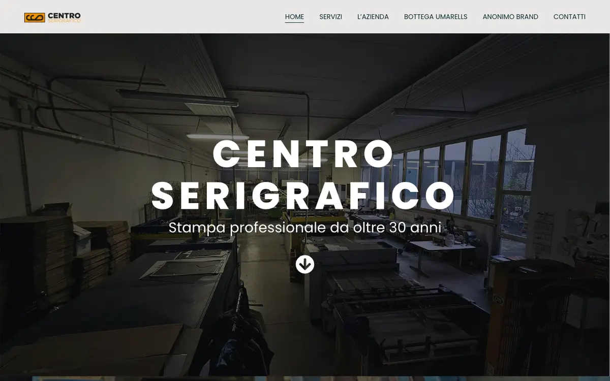Centro Serigrafico SRL's website