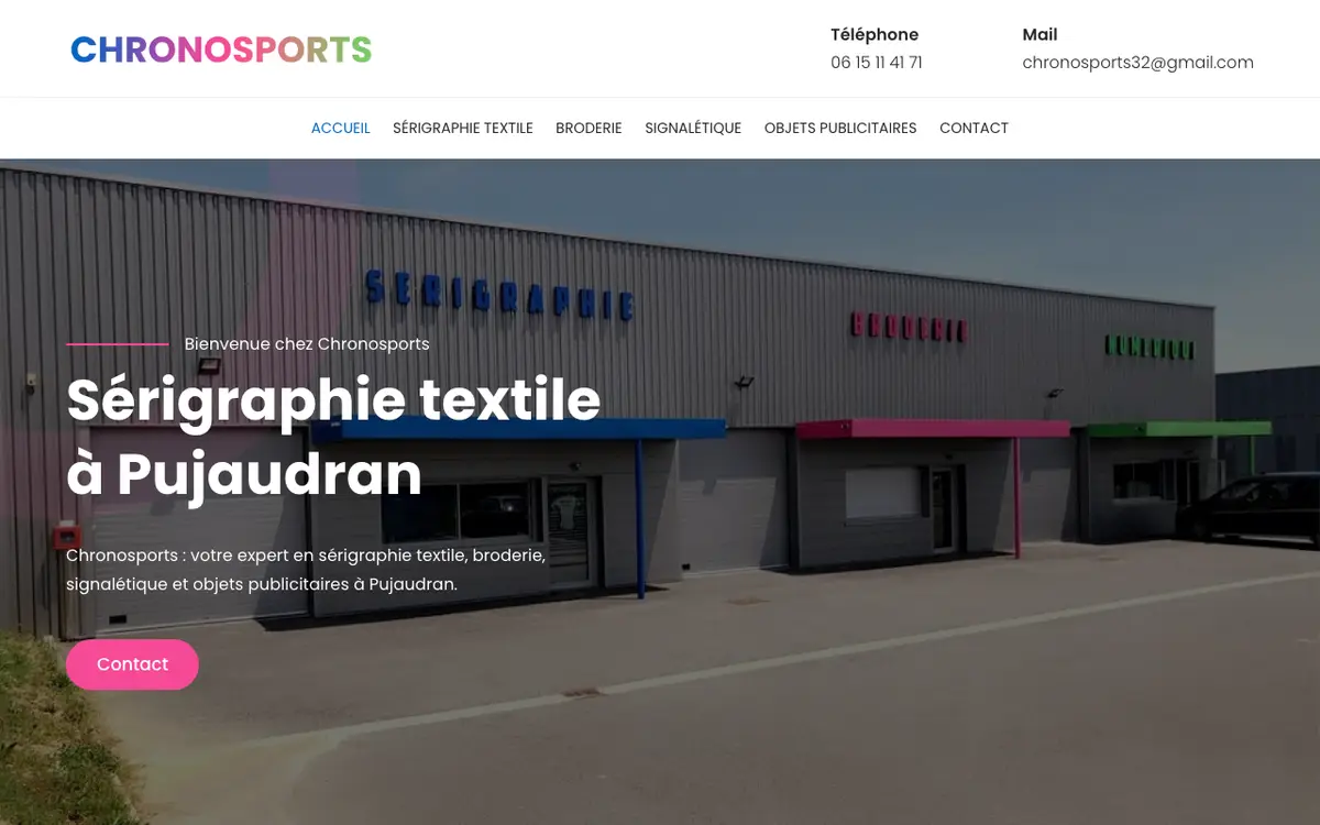 CHRONOSPORTS's website