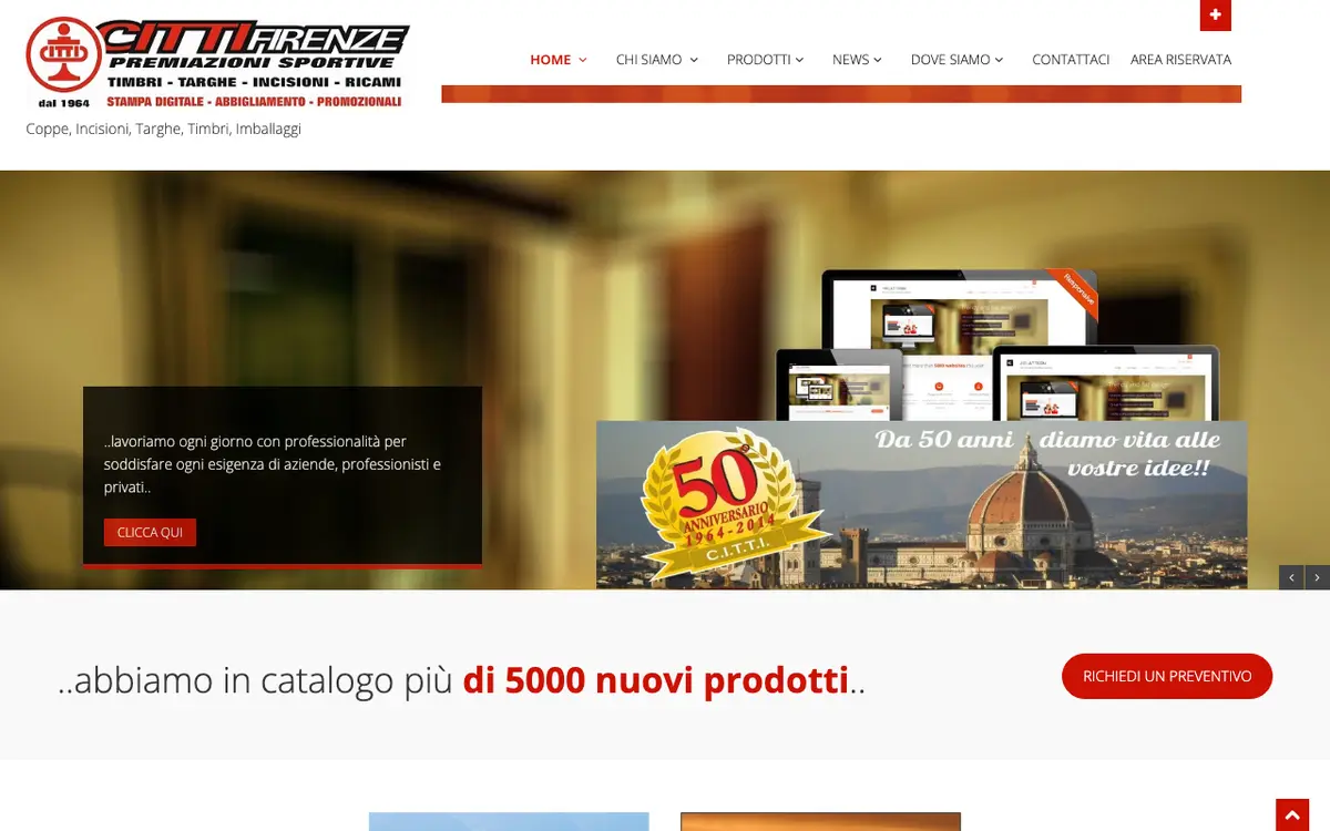 Le site de CITTI Firenze