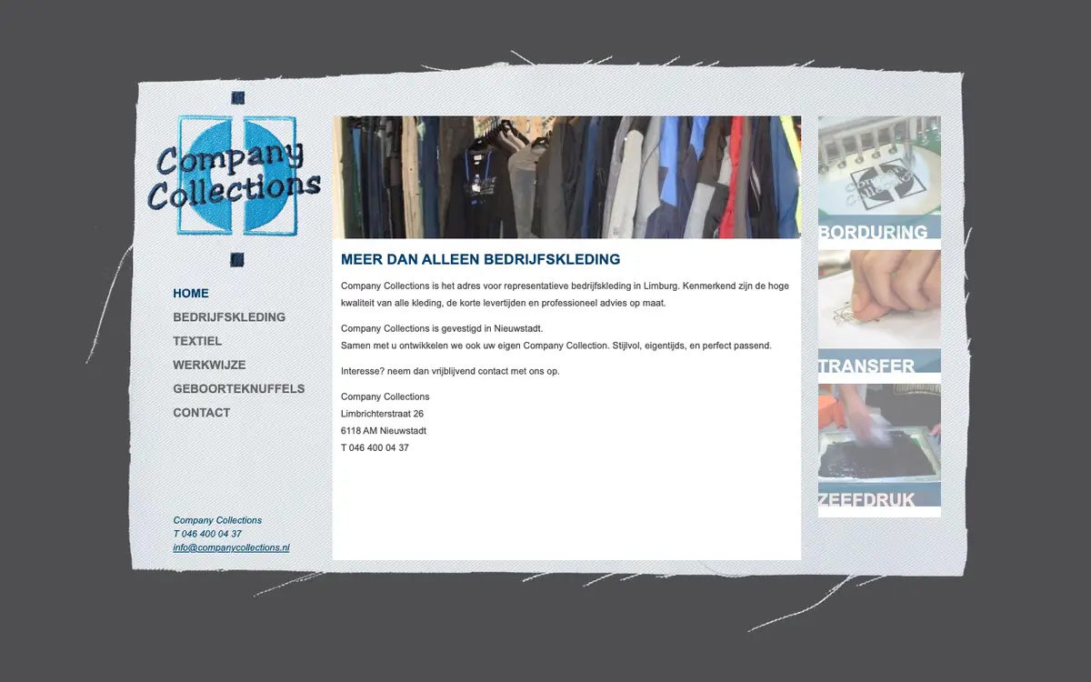 Company Collections's website