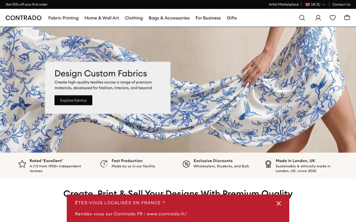 Le site de Contrado Imaging