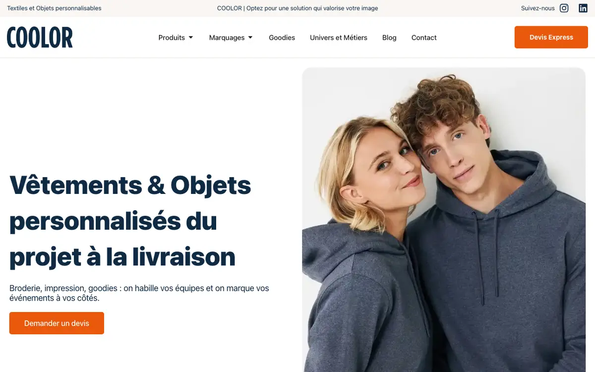 Le site de COOLOR