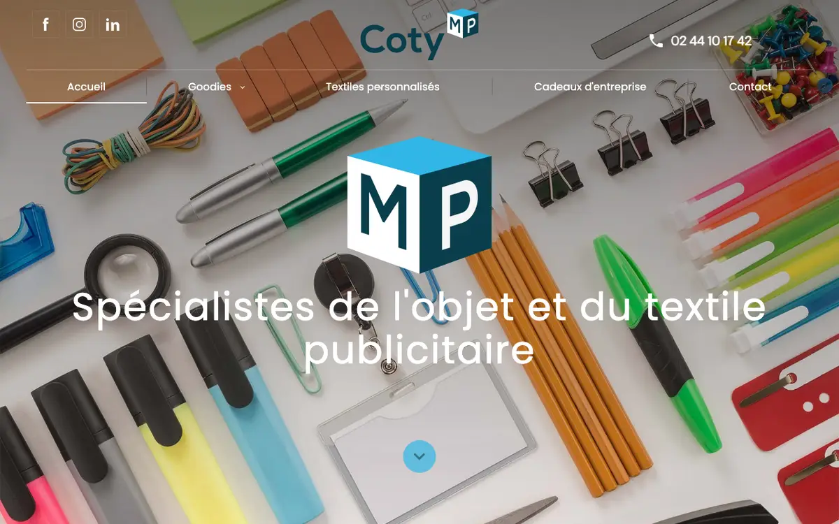 Le site de Coty MP