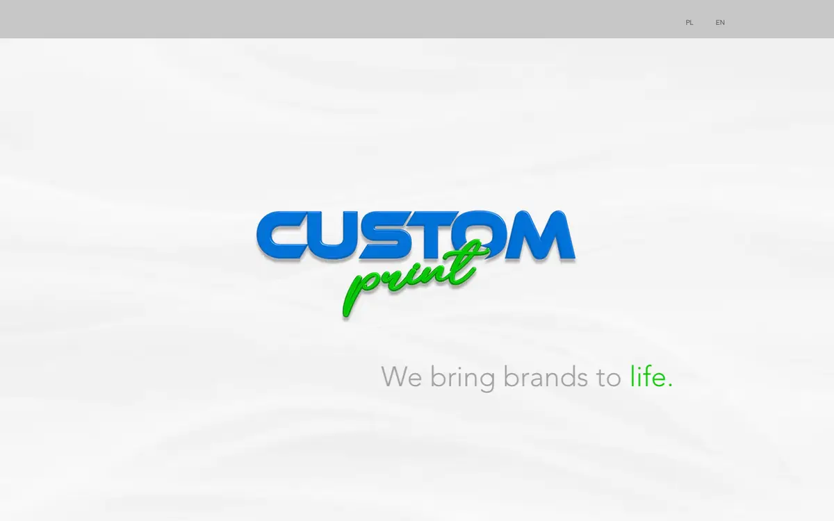 Le site de CUSTOM PRINT
