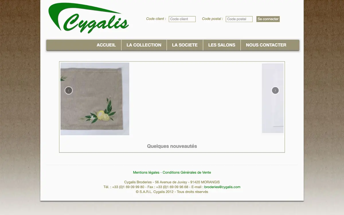 Le site de Cygalis