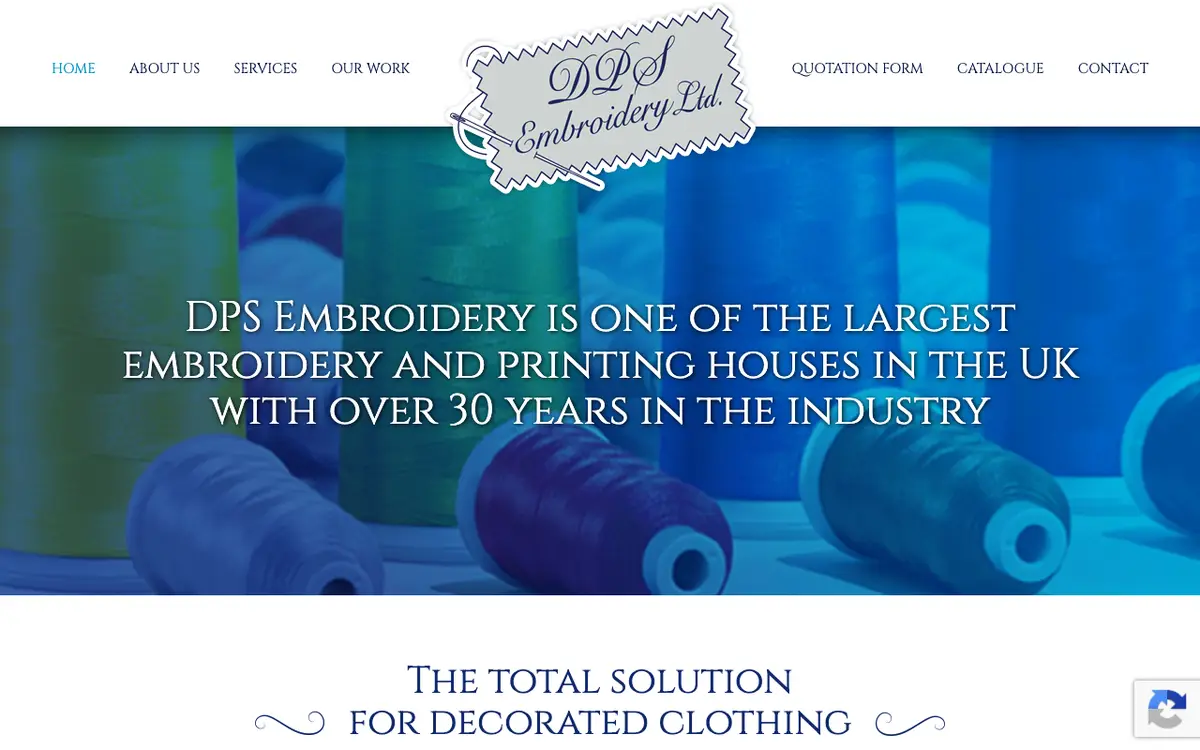 Le site de D P S Embroidery Ltd