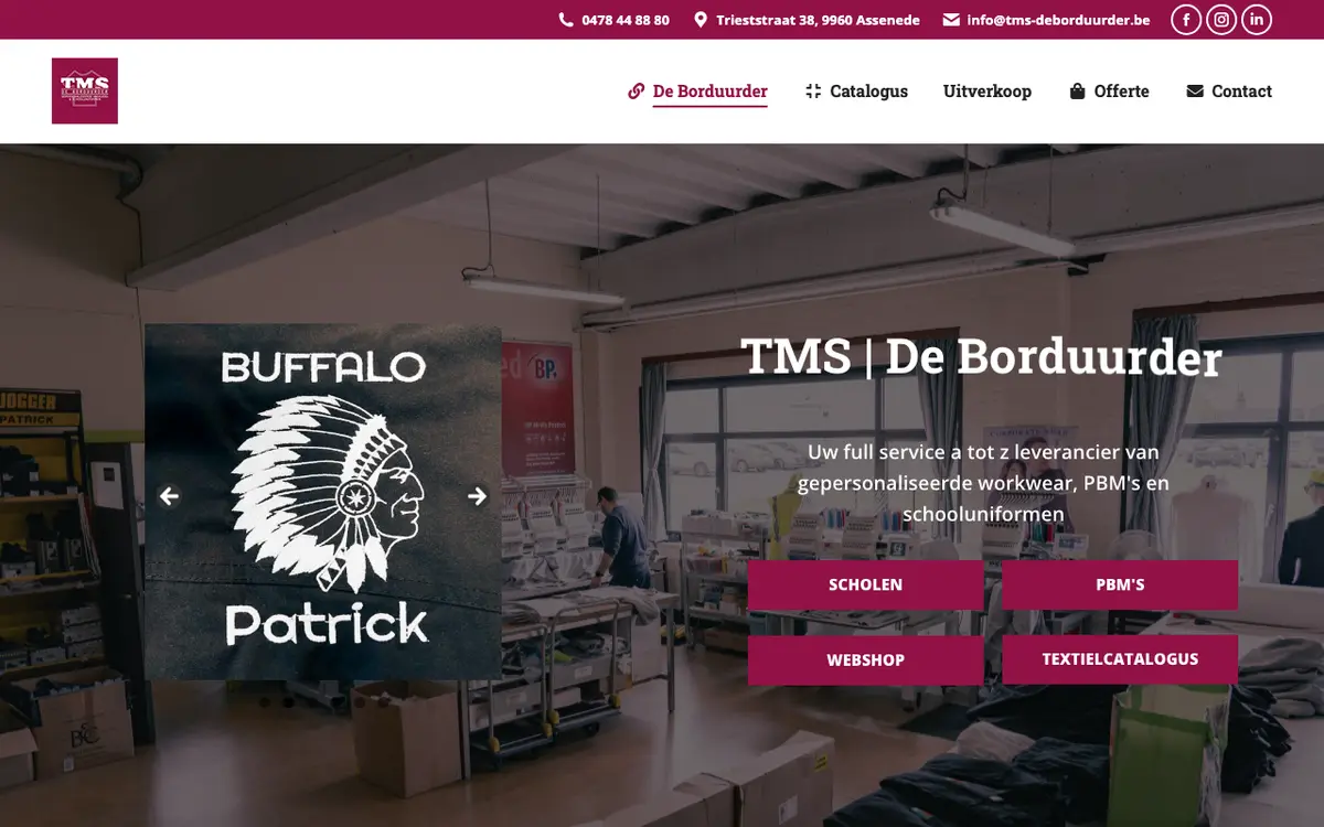 De Borduurder's website