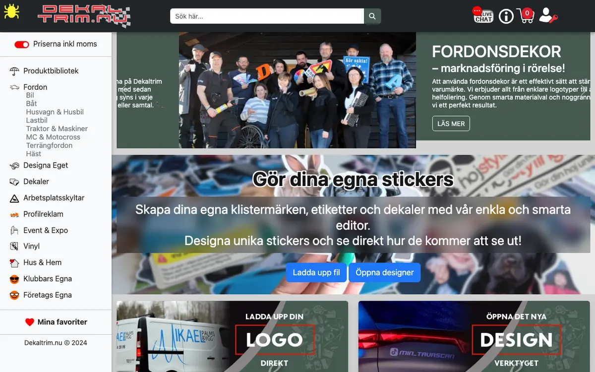 Le site de Dekaltrim AB