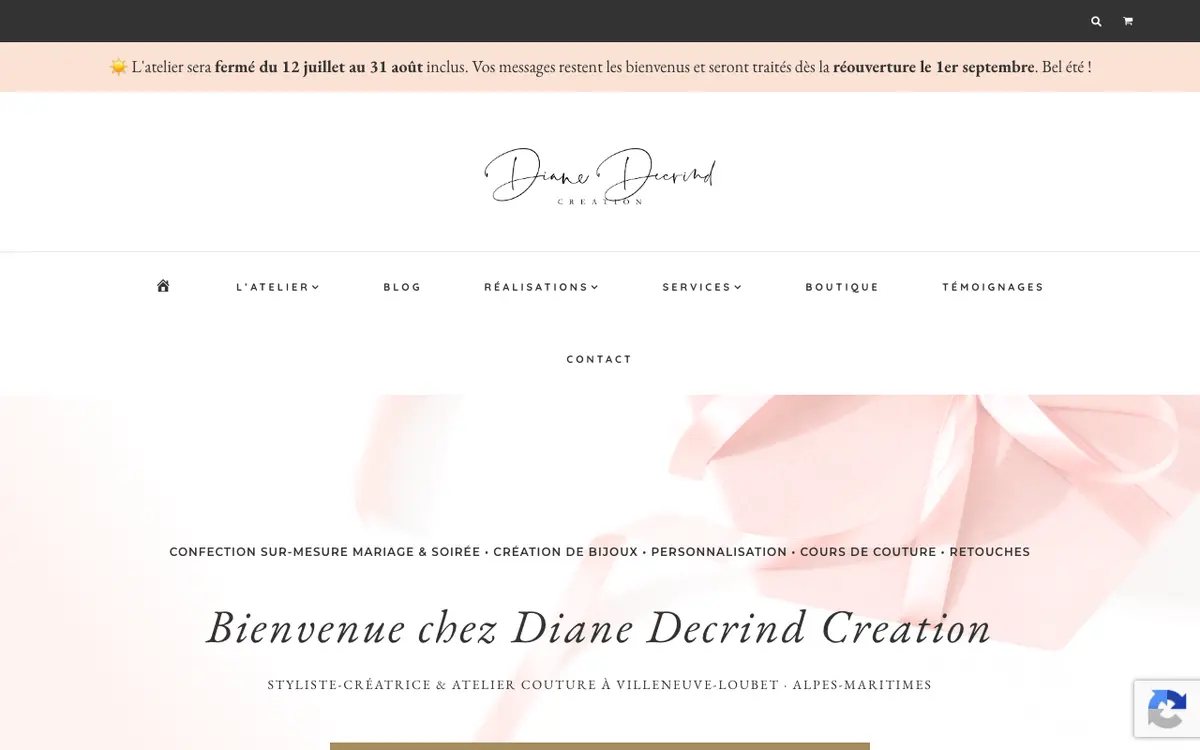 Le site de Diane Decrind Création