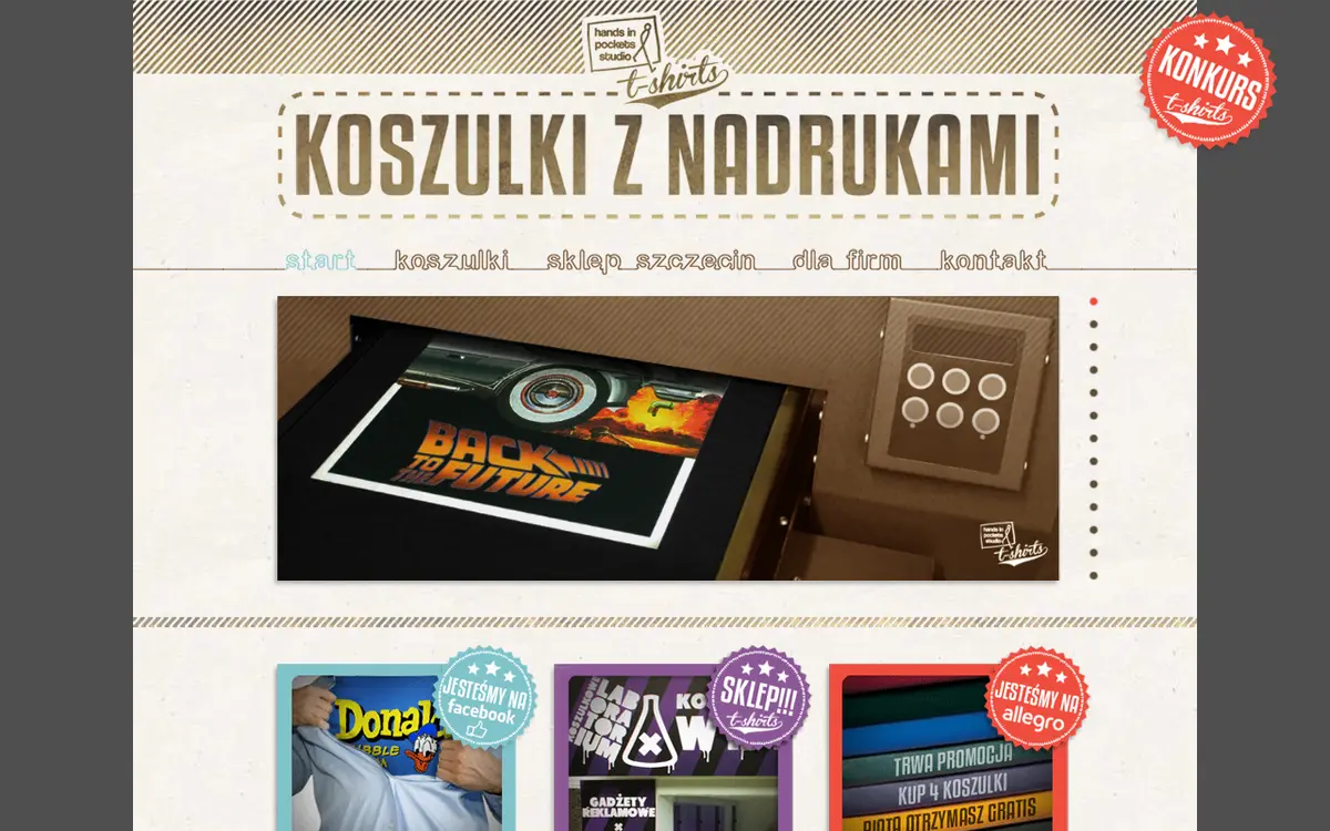 Le site de DRUK EKSPRES (Nadruki od jednej sztuki). KOSZULKI Z NADRUKIEM SZCZECIN.